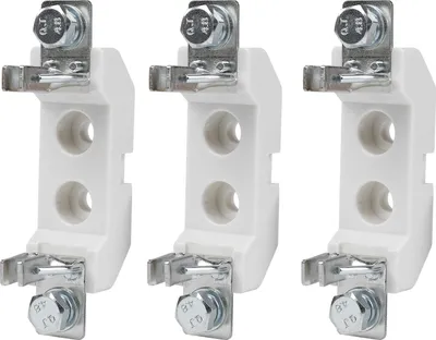Produktbild von 3er Set Keramiksicherungshalter NT00, einpolig, 160A 660V, für NH Sicherungen