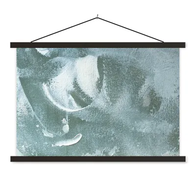 Produktbild von MuchoWow® Textilposter Acrylfarbe - Abstrakt - Design 150x100 cm mit schwarzem Rahmen - Schlafzimmer