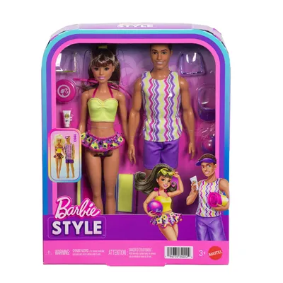 Immagine prodotto di Barbie JJP05, Bambola alla moda, Set uomo e donna, Adatta a bambini dai 3 anni in su, Adatta a maschi e femmine, 300 mm, Multicolore