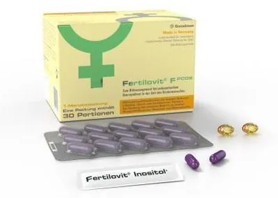 Produktbild von Fertilovit F Pcos 60 Kapseln+30 Pulver-Sticks 1 P