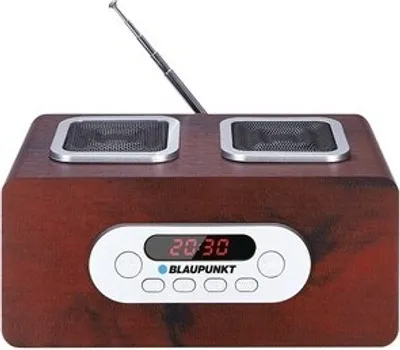 Produktbild von Blaupunkt PP5BR - Radio (przenośne, FM, 6W, LED, 3,5 mm, 18 cm) Drewno