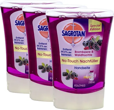Zdjęcie produktu dla Sagrotan No Touch wkład jeżyna i owoce leśne 250ml 3-pak