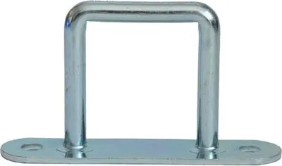 Produktbild von 10 Stück - Bügel-/ Riemenkrampen - 42x37 mm - Planenhaken - Stahl verzinkt