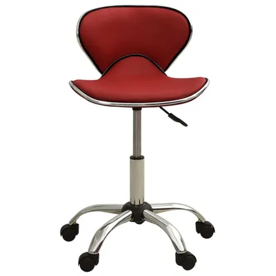 Immagine prodotto di vidaXL Sedia da ufficio in Pelle finta rosso vino