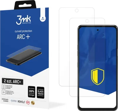 Produktbild von 3mk Display Schutzfolie ARC+ für LG V60  0,17mm Self-Heal (2 Stück)
