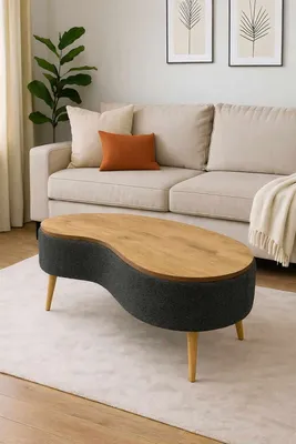 Image de Skye Decor, table gigogne de haute qualité (3 pièces), anthracite, 100% mélaminé | 12345