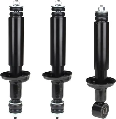 Immagine prodotto di Set ammortizzatori 3x Piaggio Vespa APE 50 125 ammortizzatore FORSA anteriore e posteriore 320mm nero RMS 100207