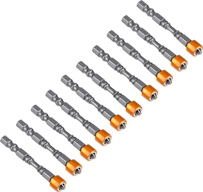 Produktbild von 10Pcs 65mm PH2 Hex Schaft Magnetische Anti-Rutsch-Schraubendreher Bits Set für Gipskarton Trockenbau Schraube