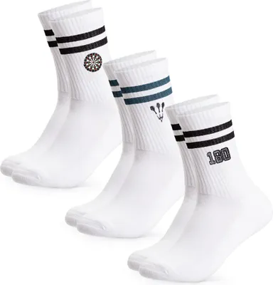 Produktbild von Occulto Damen & Herren Motiv Tennissocken 3er Pack (Modell: Rio) Darts 43-46