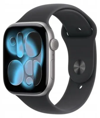 Image de Apple Watch S11 Cell/46/Bande sport/Noir