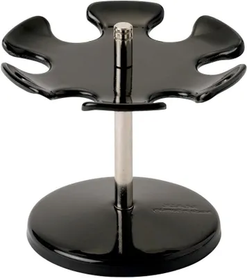 Productafbeelding van Stempelhouder - Stempel organizer - Bureau organiseren - Ronde uitvoering - 11 x 11 x 10 cm - Zwart