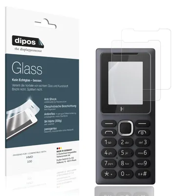 Immagine prodotto di 2x Pellicola Protettiva per HMD 100 Protezione opaco Vetro Flessibile 9H dipos