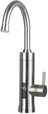 Image de Robinet de cuisine électrique avec tuyau en acier inoxydable, 220 V, 3000 W, distributeur d'eau chaude instantanée, affichage LED de la température, chauffage intelligent, robinetterie, chauffe-eau instantané