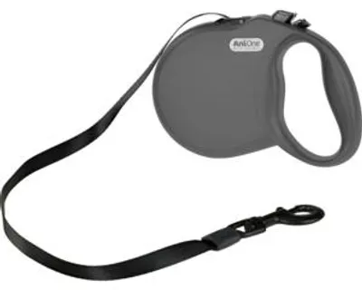 Produktbild von AniOne Rollleine Basic Gurt grau S