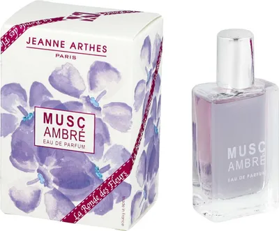 A perfume box and bottle are displayed side-by-side against a white background.
