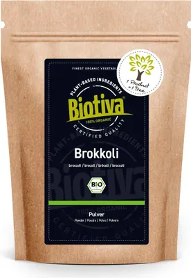 Image de Biotiva Poudre de brocoli 100 g issu de l'agriculture biologique
