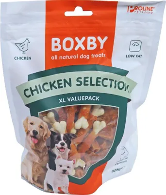 Image de Proline Boxby h.snack poulet selec sachet de valeur 325g - Gebr de boon