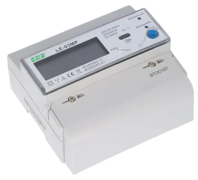 3-Phasen Stromzähler 60A 230/400V RS-485 MODBUS LCD