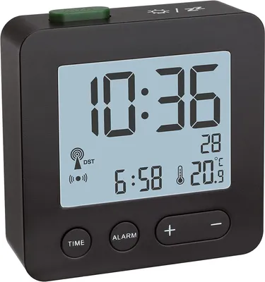 Produktbild von Digitaler Funkwecker TFA 60.2545.01, schwarz
