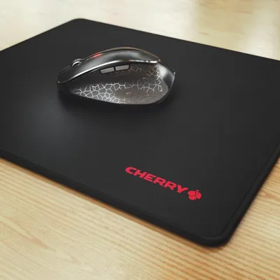 Produktbild von CHERRY MP 1000, Schwarz, Einfarbig, Anti-Rutsch-Basis, Gaming-Mauspad