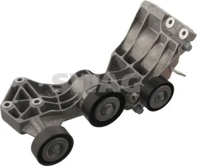 Produktbild von SWAG 10 93 6934 Riemenspanner Keilrippenriemen passend für MERCEDES-BENZ A-Klasse (W169) Ø65mm Rolle