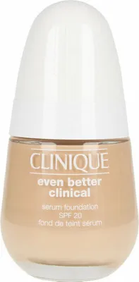 Produktbild von Clinique Even Better Clinical Foundation SPF 20, Pumpenflasche, Flüssigkeit, Mischhaut, normale Haut, ölige Haut, Aufhellend, Mattierend, Feuchtigkeitsspendend, Glättend, Messe, Kühl