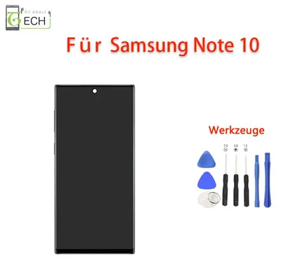 Produktbild von Für Samsung Galaxy Note 10 N970F LCD TFT Display mit Rahmen Touchscreen Bilds...