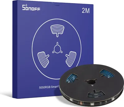 Zdjęcie produktu dla Sonoff M0802040001, Taśma led uniwersalna, Wewnątrz/Na wolnym powietrzu, Balkon, Łazienka, Sypialnia, Jadalnia, Czarny, Kopolimer akrylonitrylo-butadieno-styrenowy (ABS), IP65