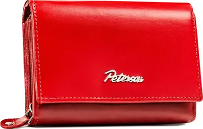 Produktbild von Geschenkset: geräumige Damengeldbörse und Schlüsselanhänger aus echtem Leder - Peterson