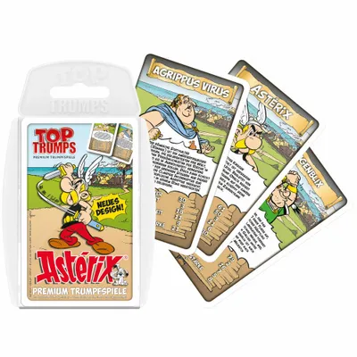 Immagine prodotto di Winning Moves Top Trumps Asterix, Kartenspiel, Trumpfspiel, Quartett, Karten Spiel, WM04069-GER-12