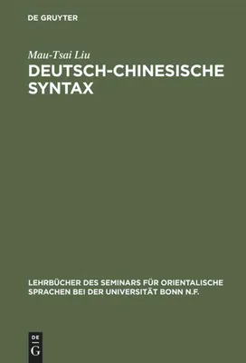 Produktbild von Deutsch-Chinesische Syntax