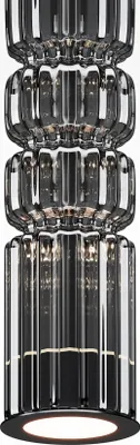 Immagine prodotto di Lampada a sospensione LED Ordo nera 12W, bianco caldo, 1600 lm, metallo, dimensioni: 384x8x8 cm, IP20, Maytoni