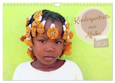 Produktbild von Kinderporträts aus Afrika (Wandkalender 2027 DIN A4 quer), CALVENDO Monatskalender