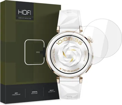 Immagine prodotto di Hofi Glass Pro+ 2-Pack Huawei Watch Gt 5 Pro (42 Mm) Vetro temperato trasparente