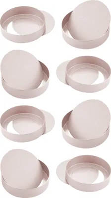 Obrázek produktu pro CANDeal Tart Pan, 3palcová nepřilnavá forma na koláče s odnímatelným sypkým dnem, kulatá forma na mini koláče (balení 8 ks)