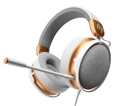 Zdjęcie produktu dla Dark Project Sono Wired Gaming Headset - Biay/Zoty