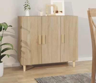 Image de vidaXL Sideboard chêne Sonoma 90x34x80 cm bois composite