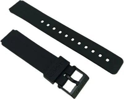 Produktbild von Casio Collection Uhrenarmband 16mm schwarz Resin MW-59 MW-61 MW-60