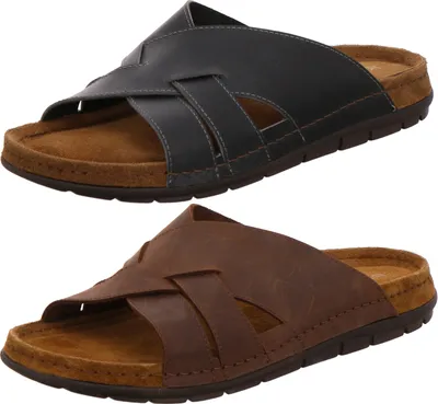 Produktbild von Rohde 5912 Rodigo-H Herren Pantoletten Clogs Leder , Größe:41 EU, Farbe:Braun