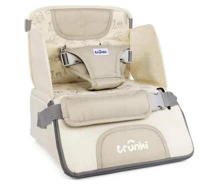 Produktbild von Trunki Tragbare Essstuhl und Sitzkissen 2in1 - Beige