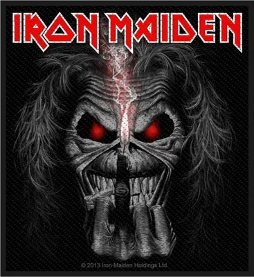 Produktbild von Aufnäher Patch - Iron Maiden - Eddie Candle Finger