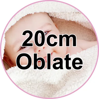 Produktbild von Tortenaufleger individuell - rund 20cm Oblate