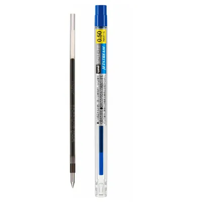 Obrázok produktu pre Mitsubishi Pencil Uni-ball Jetstream náplň s olejovým atramentom pre perá Style Fit - 0,5 mm - Modrá [SXR-89-05]