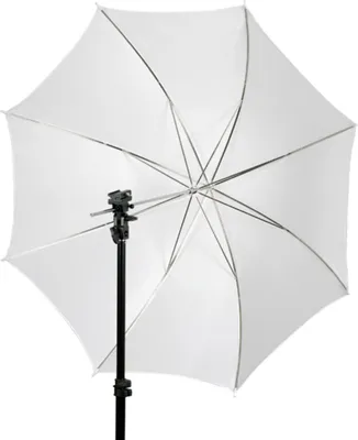 Produktbild von Studio-Durchlichtschirm 84 cm 33" - innen & außen weiß