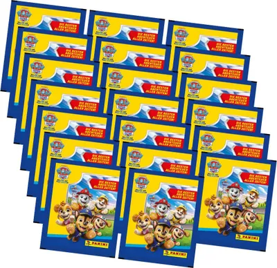 Produktbild von Paw Patrol Sticker Serie 11 - Die besten Abenteuer aller Zeiten Sammelsticker - 20 Tüten