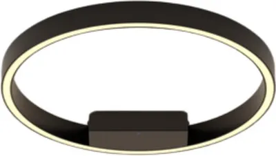 Produktbild von Maytoni LED Deckenleuchte Schwarz Rund, 40cm, 2-flg, Nicht dimmbar, 25W