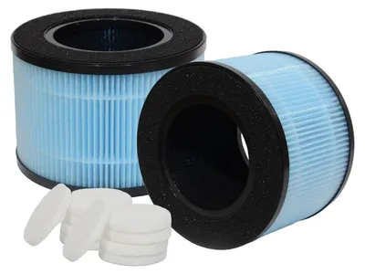 Obrázok produktu pre Náhradný filter pre vzduchový čistič s HEPA filtrom H13 a arómafiltrom, balenie 2 kusy