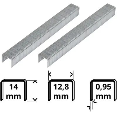 Produktbild von Güde Klammern 14mm Typ 80 für Druckluft-Klammergerät KN 14 Heftklammern Set