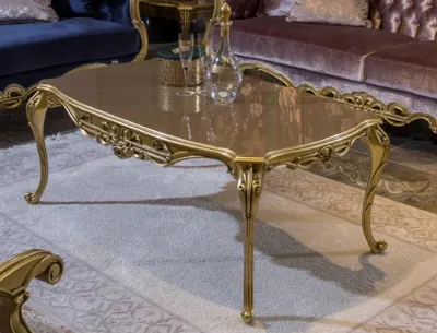 Image de Table basse dorée Table d'appoint Table basse design Table de salon Nouveau