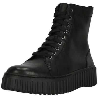 Produktbild von CLARKS Schnürboots Torhill Rise mit bequemem Fußbett 1216 Black Leather 41